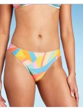 wild fable Pastel Multicolor Abstract Bikini Bottom​​​